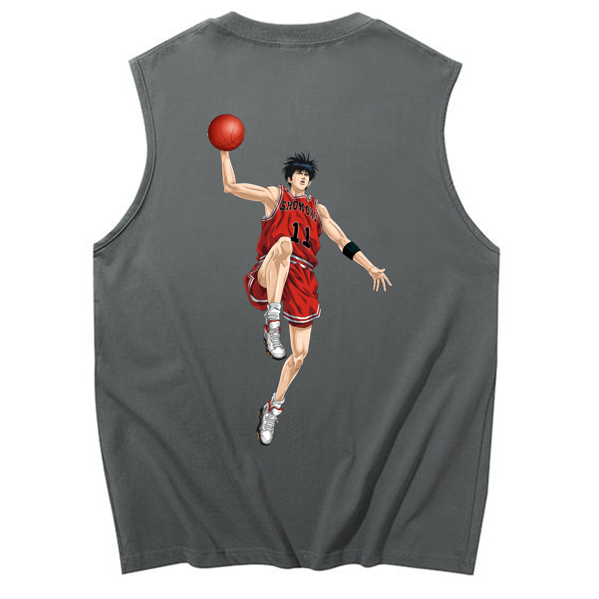 （画像用） SLAM DUNK／スラムダンク コットン100％タンクトップ（背面プリント）